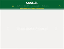 Tablet Screenshot of jesandal.no
